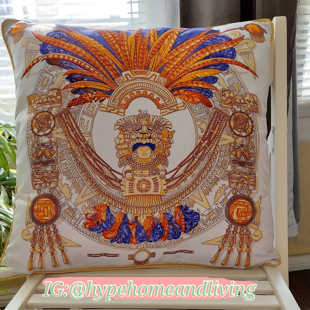 Mexico Aztec Accent Pillow Cover